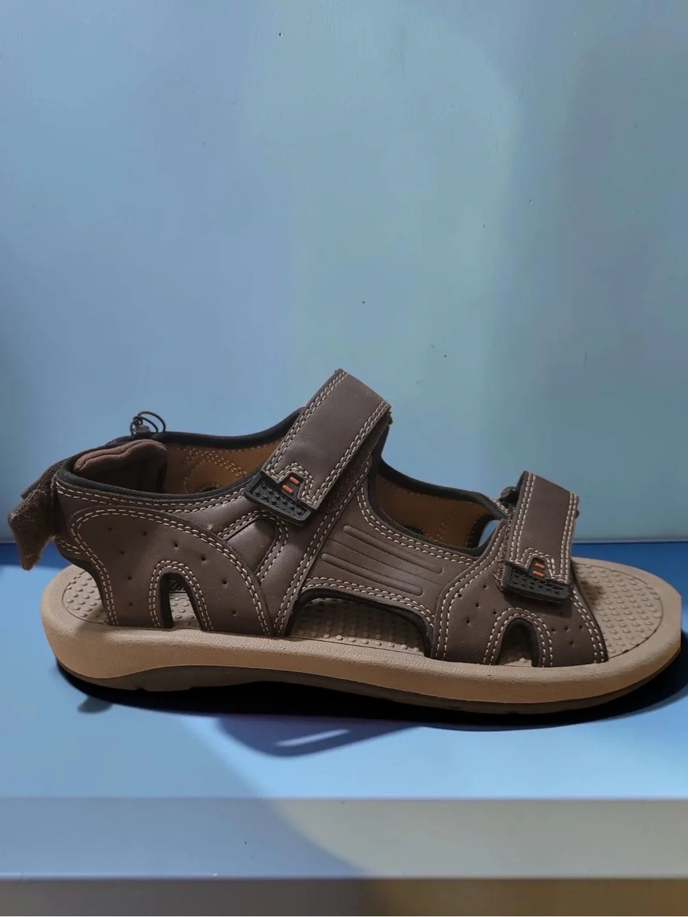 Khombu Men's Noah Adjustable Sport Sandals.